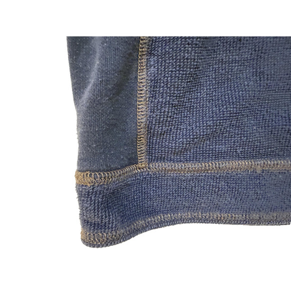 Tommy Bahama Sweater Mens Large Blue Half Zip Pullover Casual Waffle Y2K Vintage - Picture 6 of 7